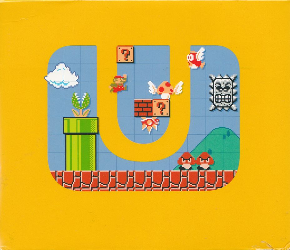 Spine/Sides for Super Mario Maker (Mario Classic Colours Amiibo Bundle) (Wii U): Top