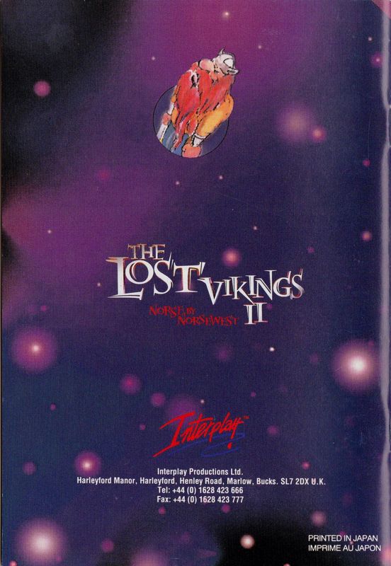 Manual for Norse by Norse West: The Return of the Lost Vikings (SNES): Back