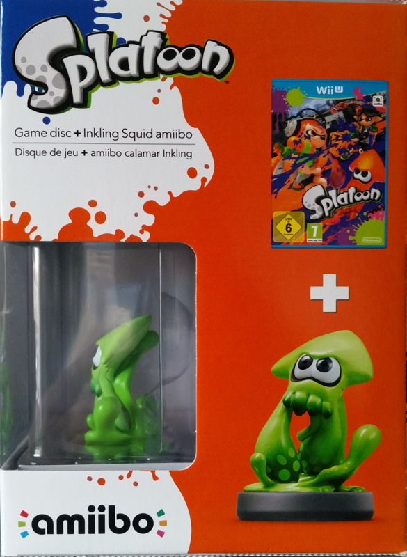 Spine/Sides for Splatoon (Inkling Squid Amiibo Bundle) (Wii U): Right