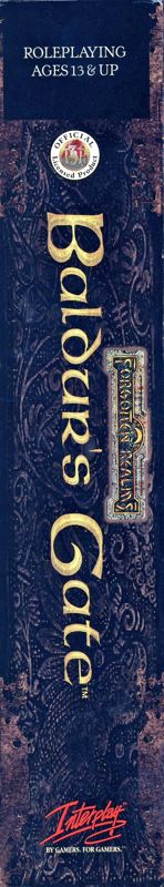 Spine/Sides for Baldur's Gate (Windows) (CD-ROM version): Left