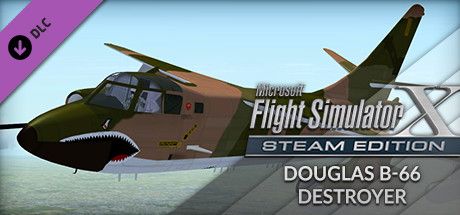 Front Cover for Microsoft Flight Simulator X: Steam Edition - Douglas B-66 Destroyer (Windows) (Steam release)