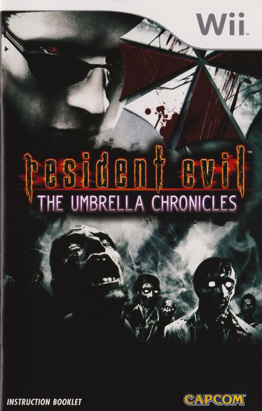 Manual for Resident Evil: The Umbrella Chronicles (Wii) (Alternate (PEGI) release): Front