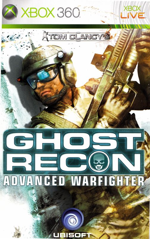 Manual for Tom Clancy's Ghost Recon: Advanced Warfighter (Xbox 360) (Classics release): Front