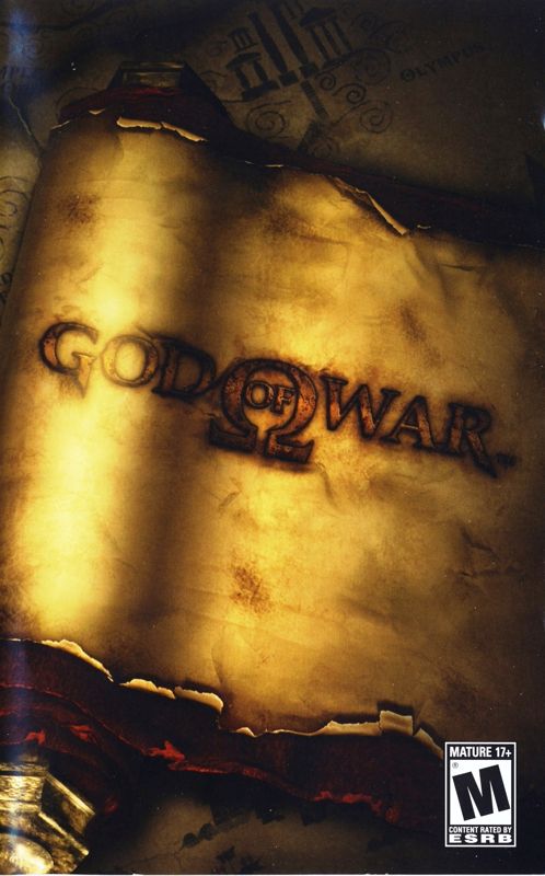 Manual for God of War (PlayStation 2) (Greatest Hits): Front