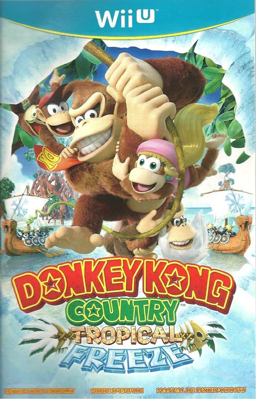 Manual for Donkey Kong Country: Tropical Freeze (Wii U): Front