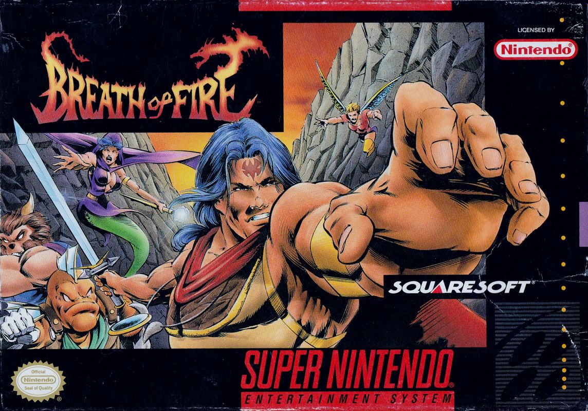 Front Cover for Breath of Fire (SNES)