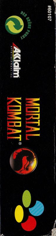 Spine/Sides for Mortal Kombat (SNES): Left