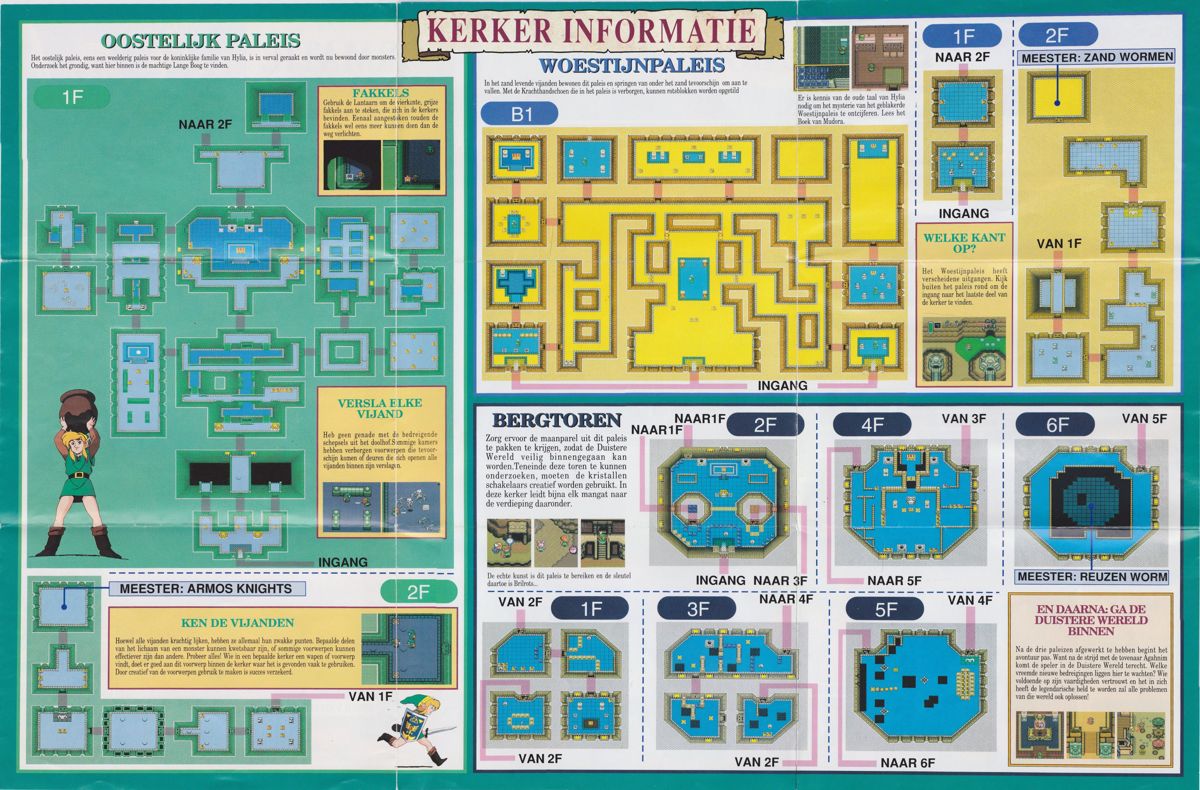 Map for The Legend of Zelda: A Link to the Past (SNES): Light World Dungeon Map