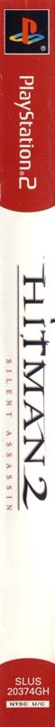 Spine/Sides for Hitman 2: Silent Assassin (PlayStation 2) (Greatest Hits release)