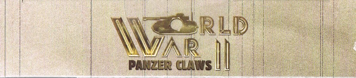 Spine/Sides for World War II: Panzer Claws II (Windows): Top