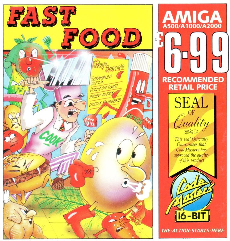 Front Cover for Fast Food (Amiga)