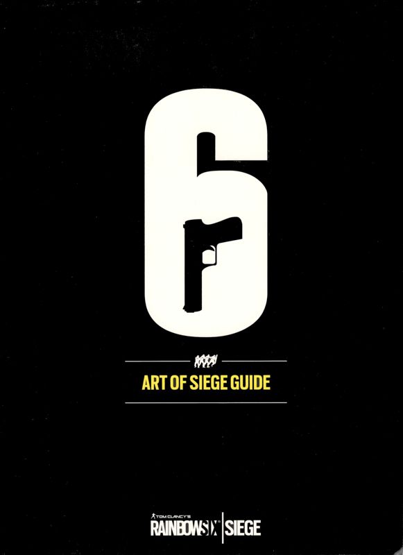 Extras for Tom Clancy's Rainbow Six: Siege (Art of Siege Edition) (PlayStation 4): Art of Siege Guide - Front