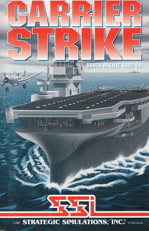 Manual for Carrier Strike: South Pacific 1942-44 (DOS) (5,25'' disk release): Front