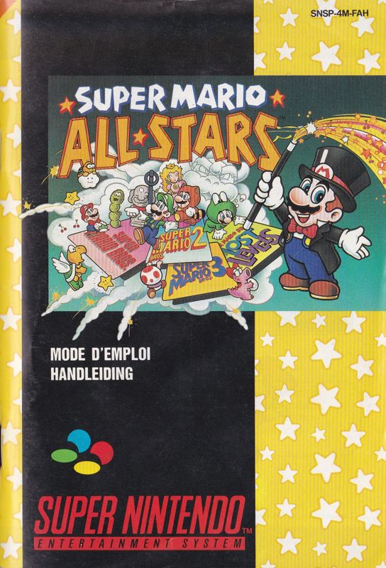 Manual for Super Mario All-Stars (SNES): Front