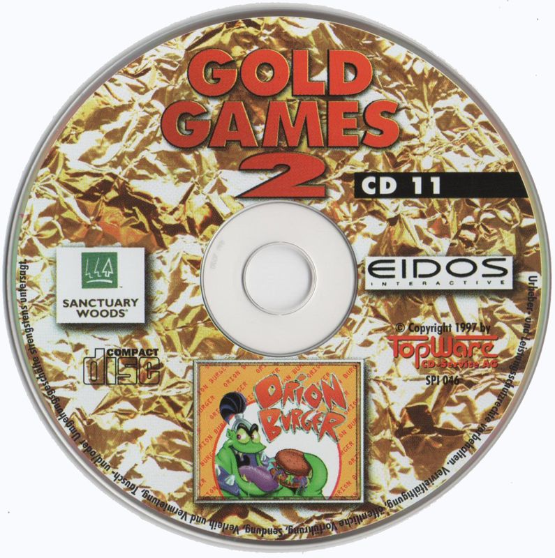 Media for Gold Games 2 (DOS and Windows): CD 11