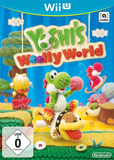 Front Cover for Yoshi's Woolly World (Wii U) (eShop release)