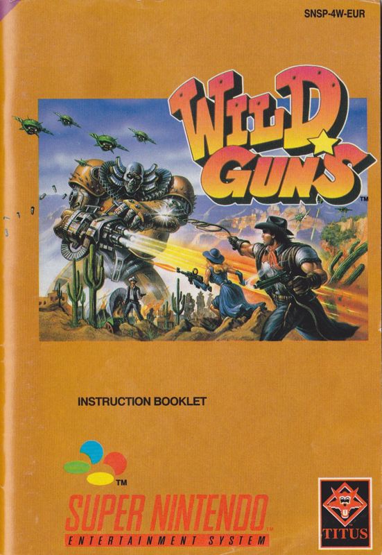 Wild Guns cover or packaging material - MobyGames