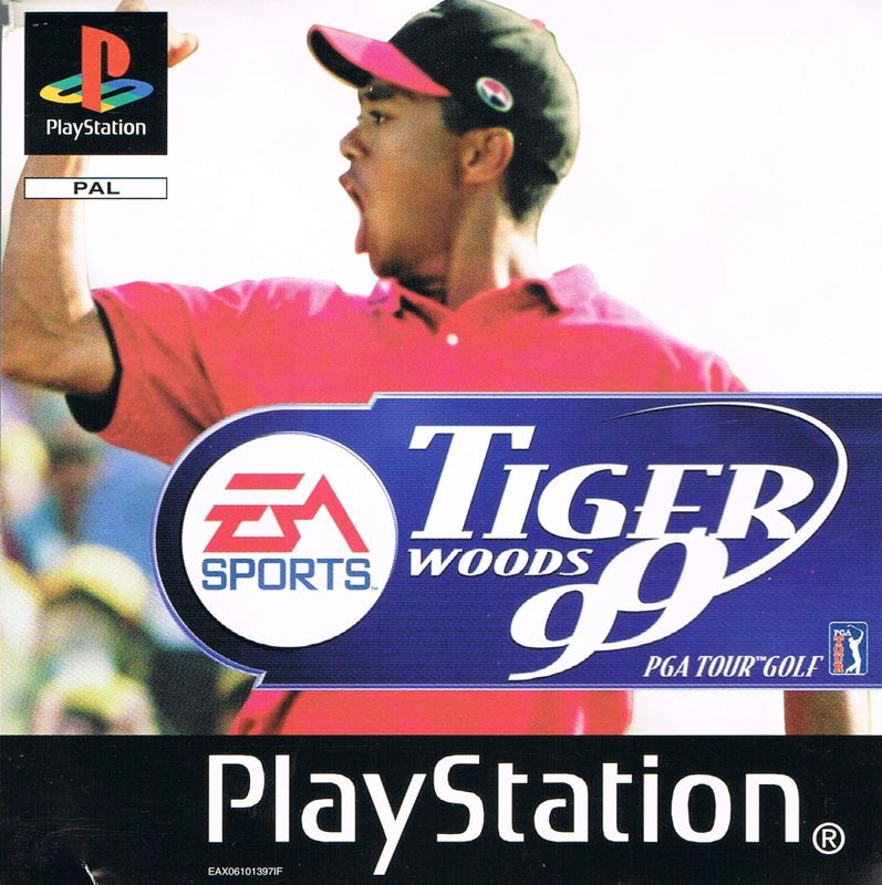 Front Cover for Tiger Woods 99 PGA Tour Golf (PlayStation)