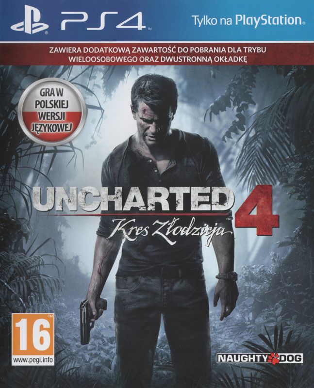 Front Cover for Uncharted 4: A Thief's End (PlayStation 4)