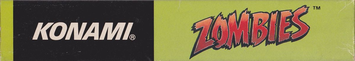 Spine/Sides for Zombies Ate My Neighbors (SNES): Bottom/Top