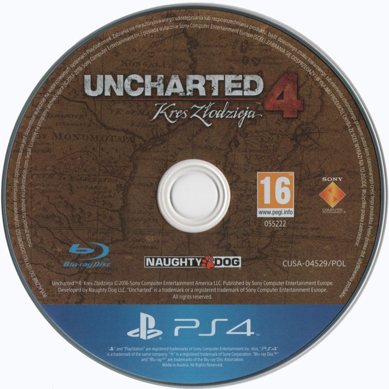 Media for Uncharted 4: A Thief's End (PlayStation 4)