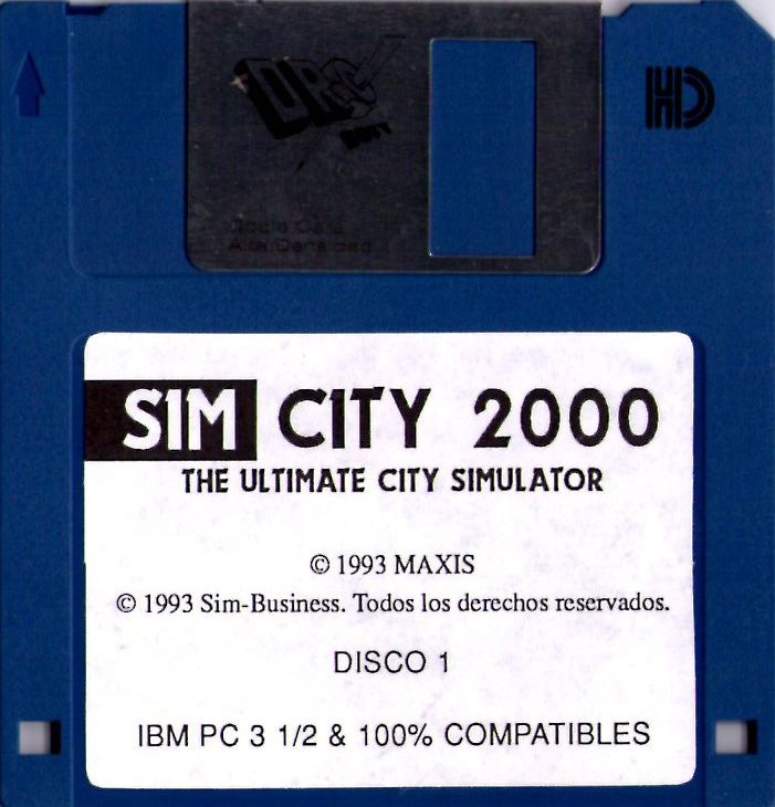 Media for SimCity 2000 (DOS): Disk 1/2