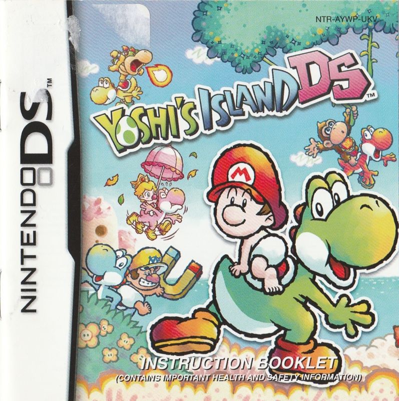Manual for Yoshi's Island DS (Nintendo DS) (Re-release): Front
