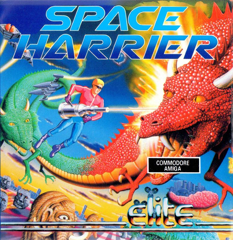 Front Cover for Space Harrier (Amiga)