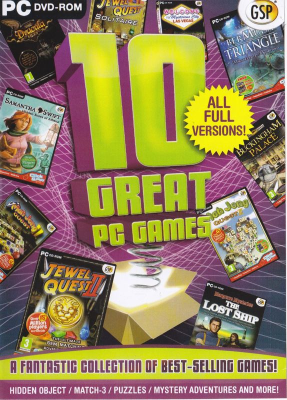Front Cover for 10 Great PC Games (Windows)