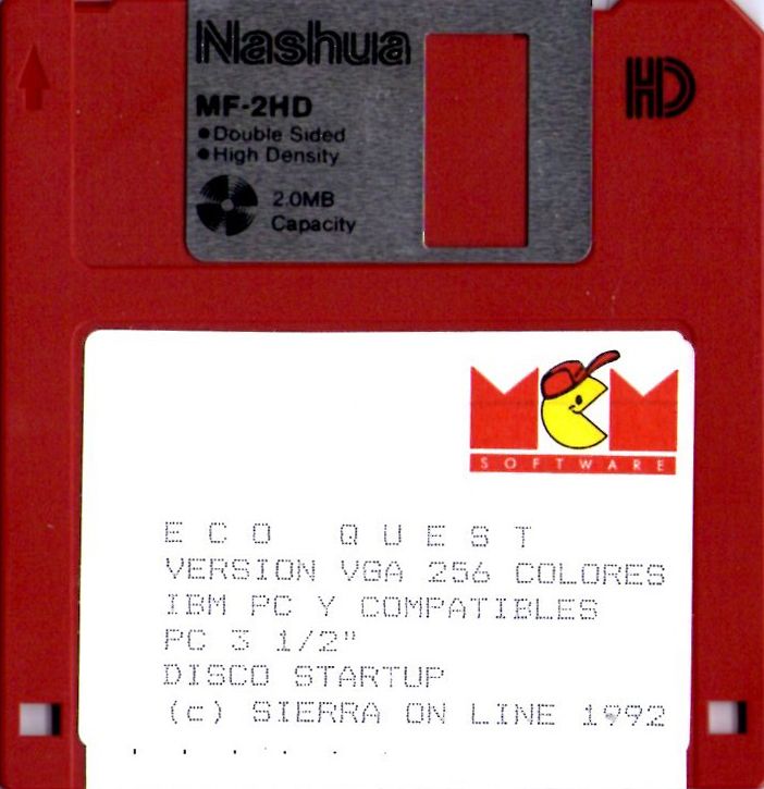 Media for EcoQuest: The Search for Cetus (DOS): Disk startup