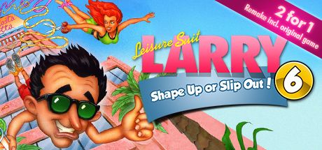 Front Cover for Leisure Suit Larry 6: Shape Up or Slip Out! (Windows) (Steam release)