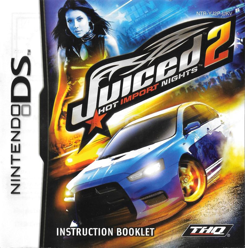 Manual for Juiced 2: Hot Import Nights (Nintendo DS): Front
