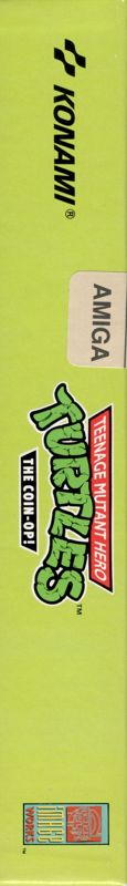 Spine/Sides for Teenage Mutant Ninja Turtles (Amiga): Left