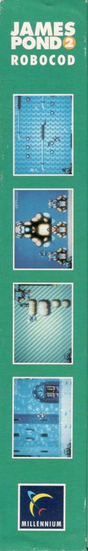 Spine/Sides for James Pond 2: Codename: RoboCod (Amiga) (Amiga 1200 AGA version): Right
