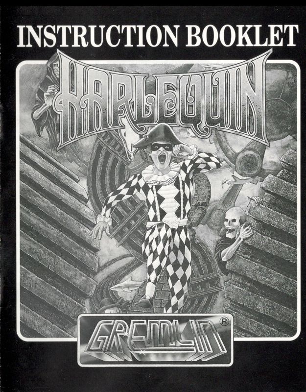 Manual for Harlequin (Amiga): Front