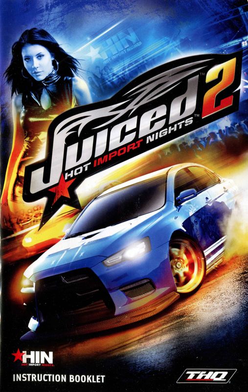 Manual for Juiced 2: Hot Import Nights (PlayStation 2): Front