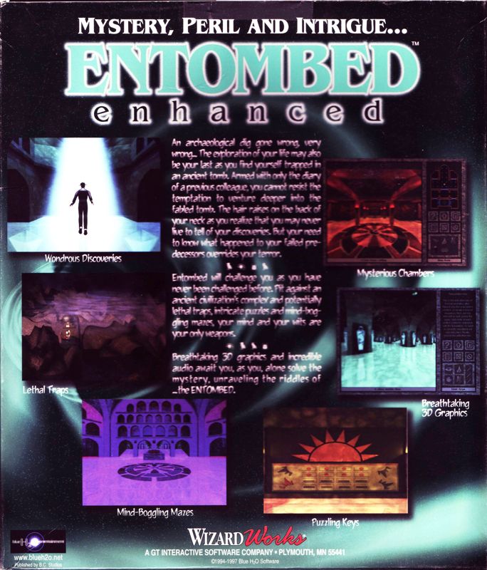 Back Cover for Entombed Enhanced (Windows)