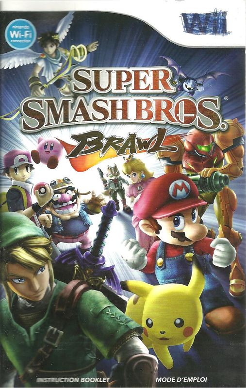 Manual for Super Smash Bros. Brawl (Wii): Front