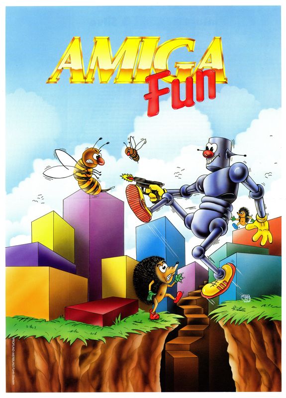 Extras for The Adventures of Quik and Silva (Amiga) ("Amiga Fun Issue 6" release): Poster