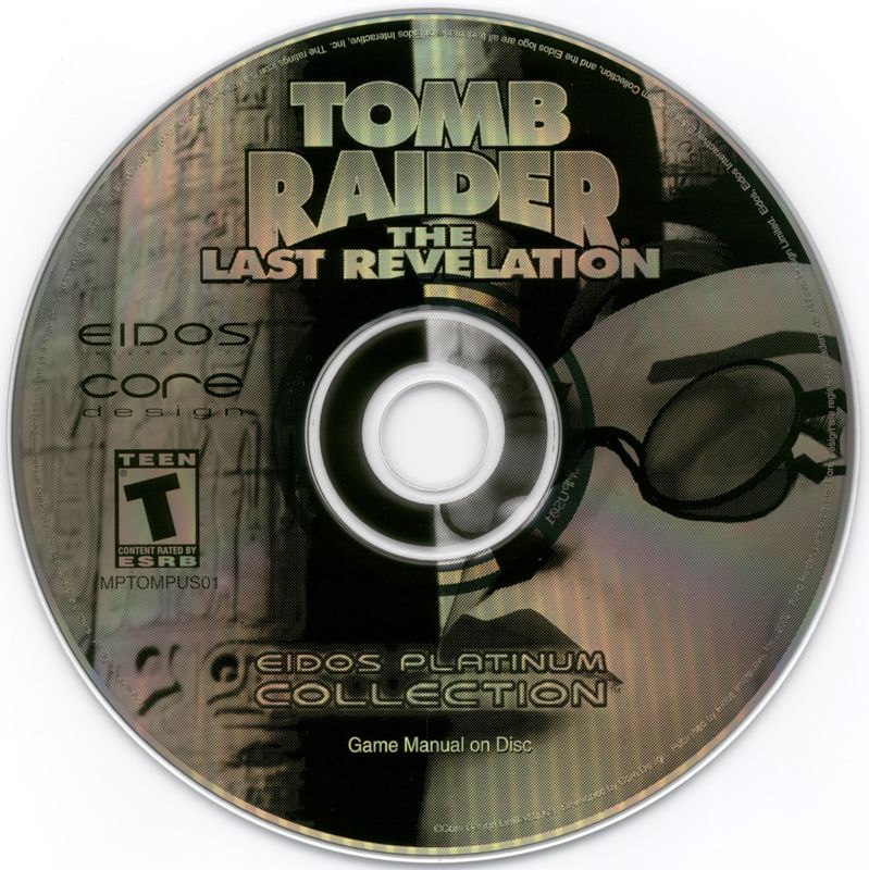 Media for Tomb Raider 2 for 1 Value Pack (Windows): Game disc for The Last Revelation