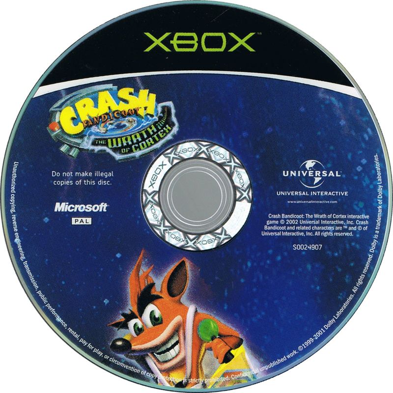 Crash Bandicoot Wrath of Cortex - Xbox