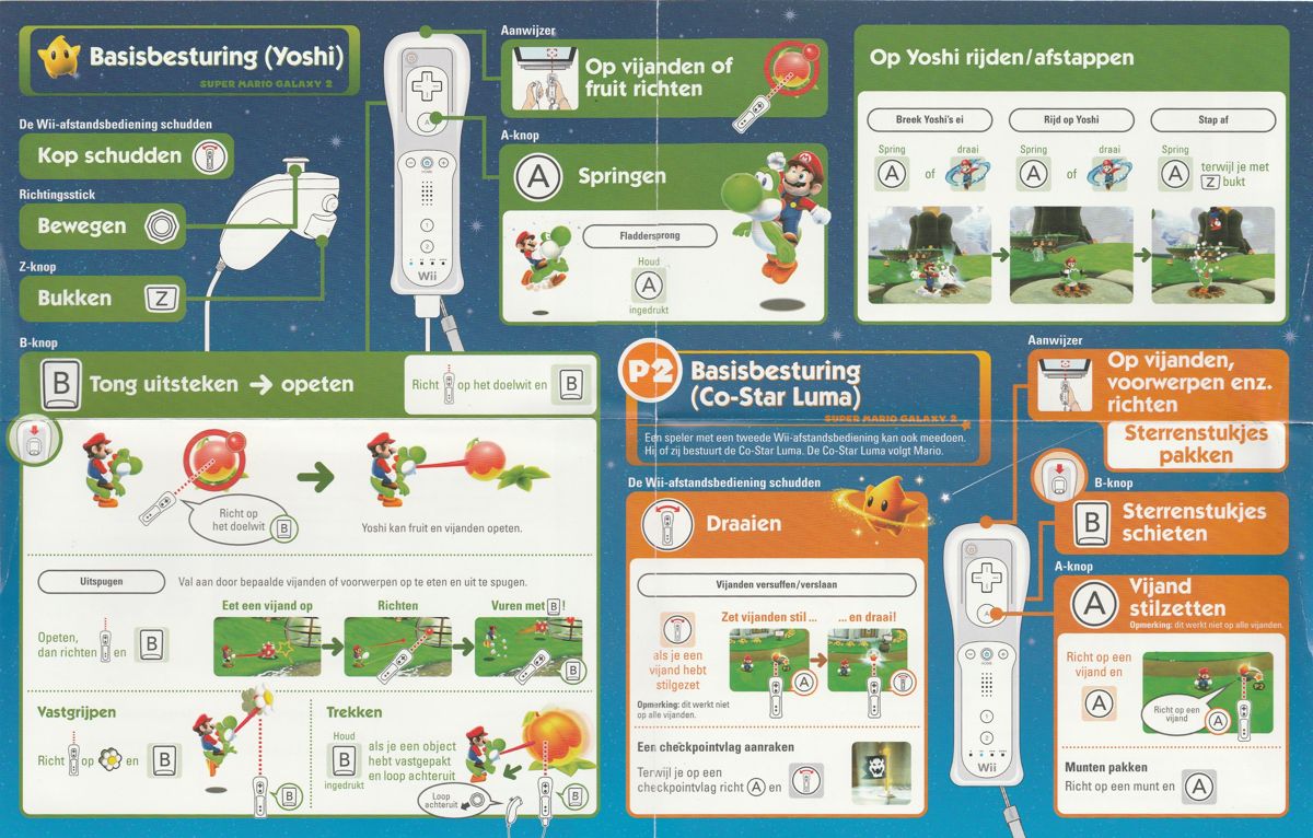 Reference Card for Super Mario Galaxy 2 (Wii) (Bundled with Tutorial DVD): Reference Booklet - Yoshi