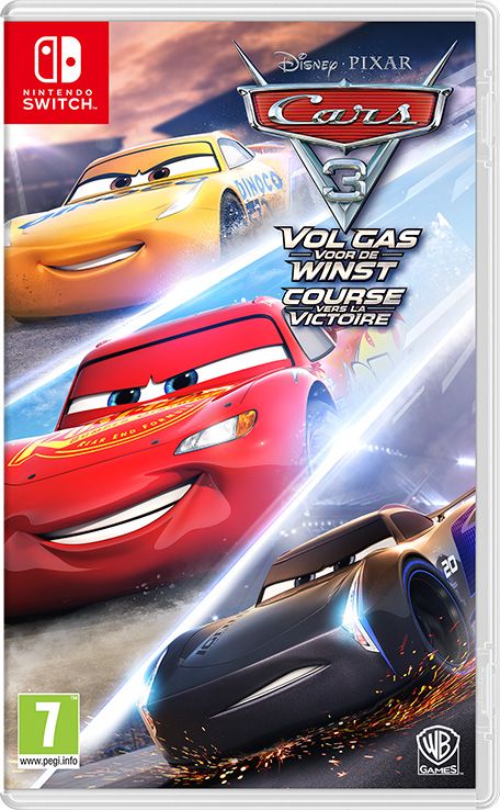 Front Cover for Disney•Pixar Cars 3: Driven to Win (Nintendo Switch) (download release)