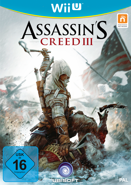 Front Cover for Assassin's Creed III (Wii U) (eShop release)