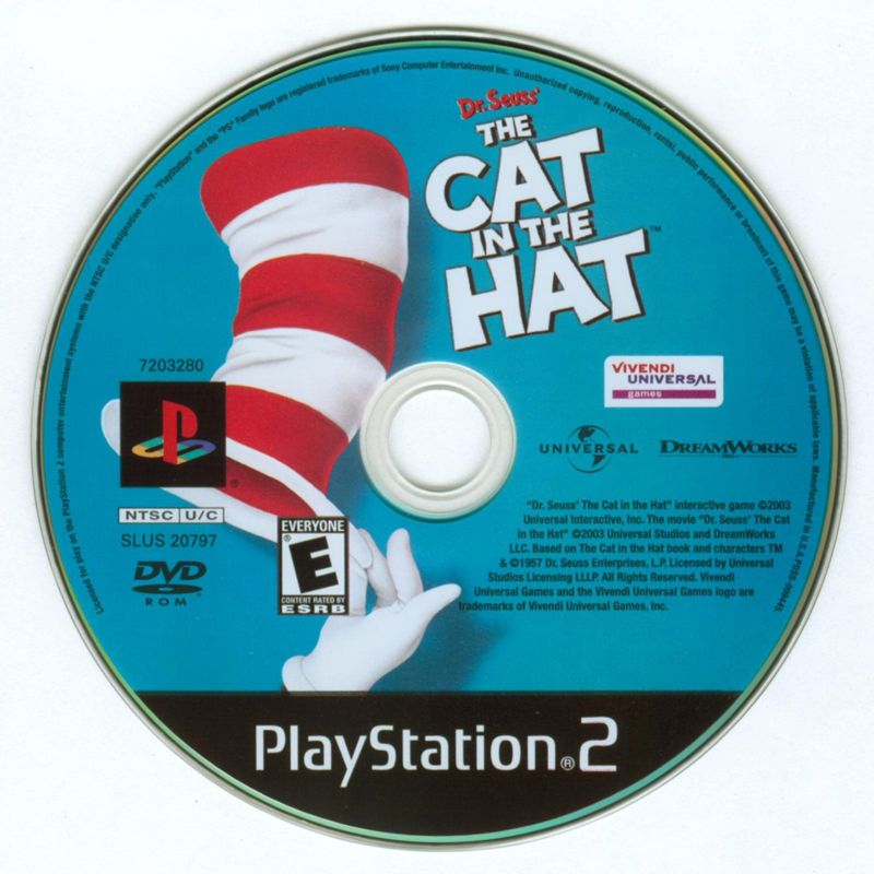 Media for Dr. Seuss' The Cat in the Hat (PlayStation 2)