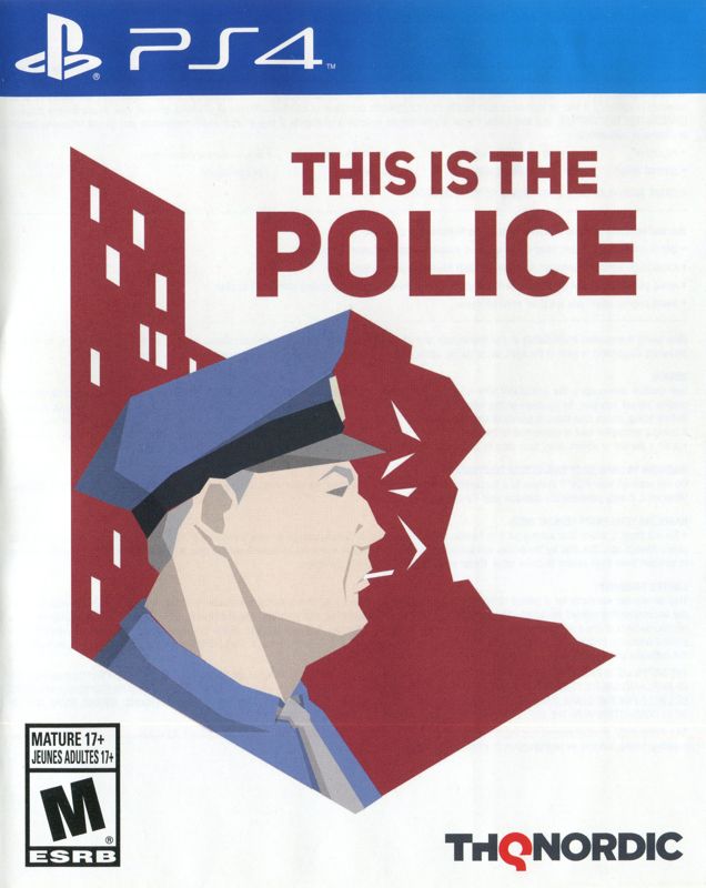 Front Cover for This Is the Police (PlayStation 4)
