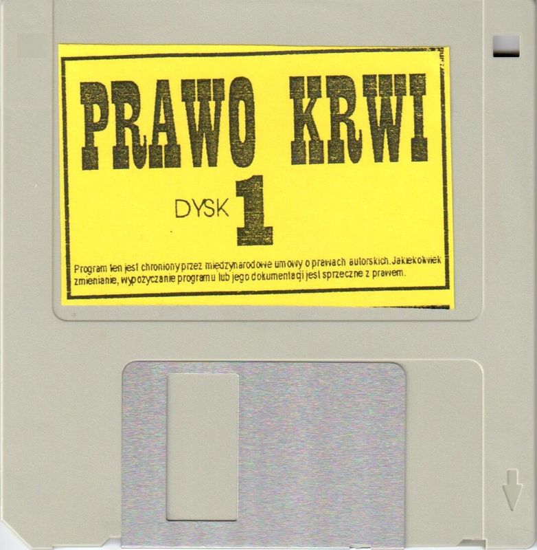 Media for Prawo krwi (Amiga)