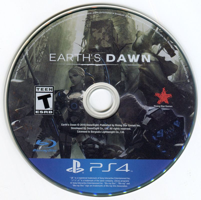 Media for Earth's Dawn (PlayStation 4)