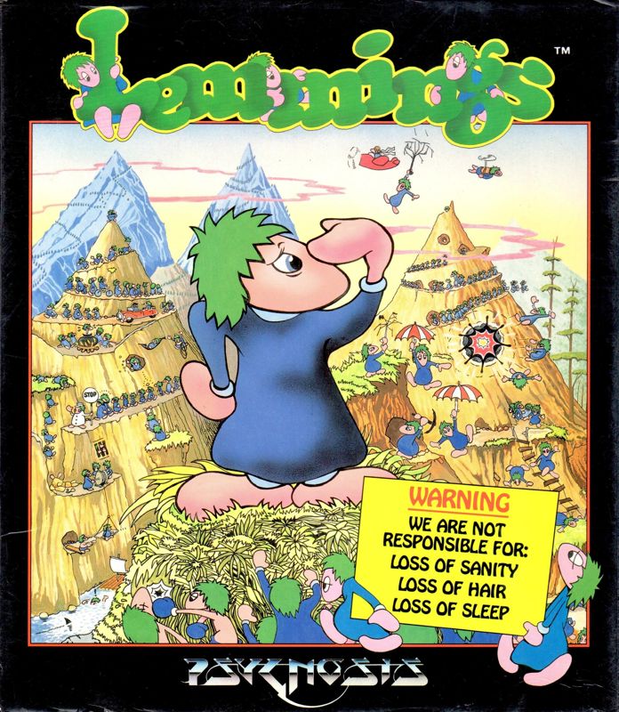 Front Cover for Lemmings (Amiga)