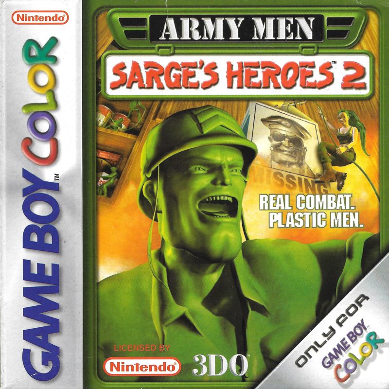 Front Cover for Army Men: Sarge's Heroes 2 (Game Boy Color)